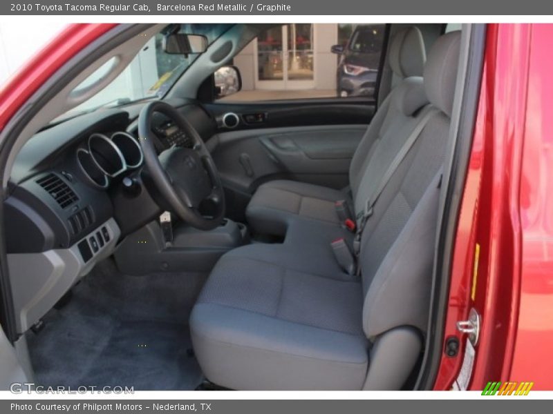 Barcelona Red Metallic / Graphite 2010 Toyota Tacoma Regular Cab