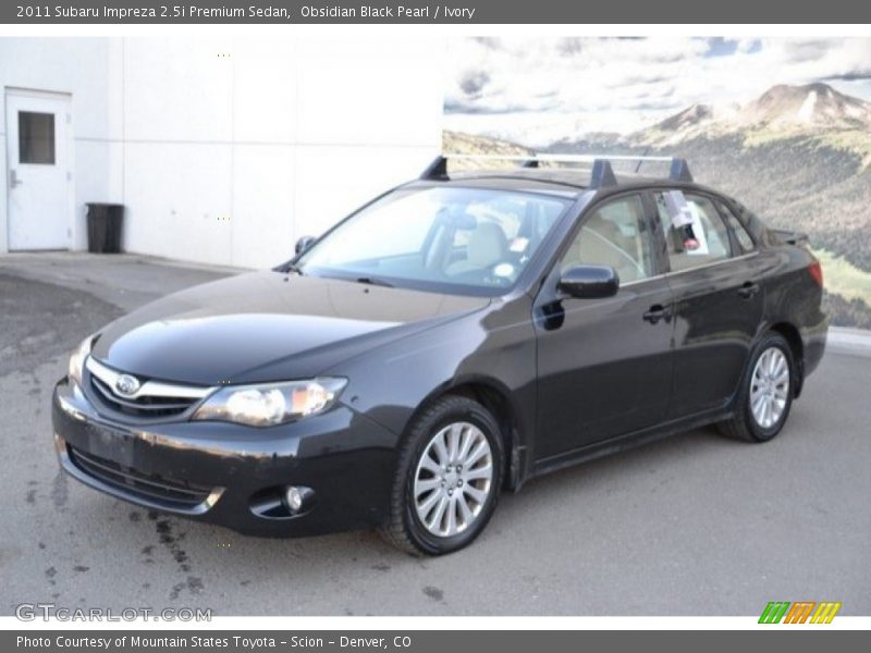 Obsidian Black Pearl / Ivory 2011 Subaru Impreza 2.5i Premium Sedan