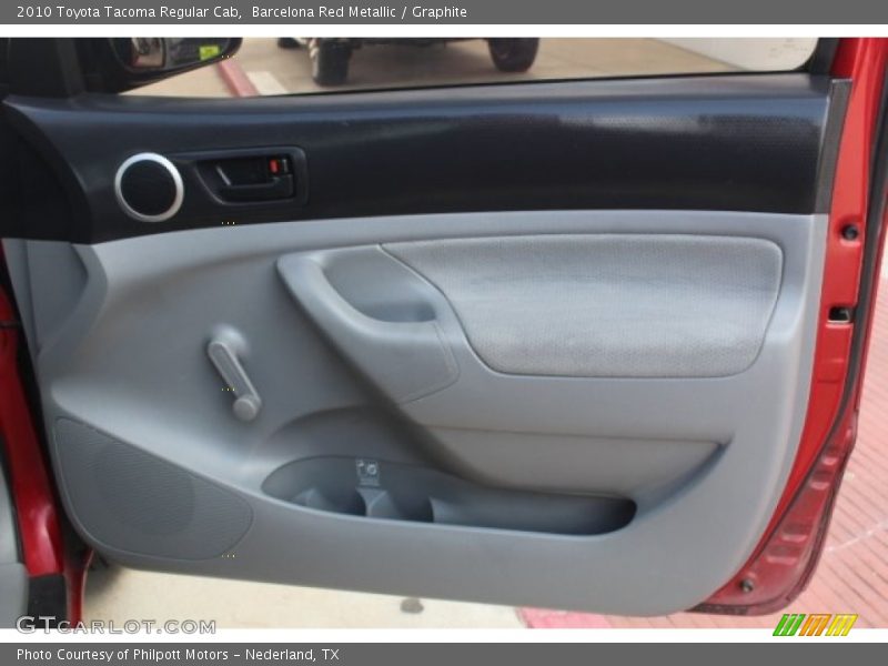 Barcelona Red Metallic / Graphite 2010 Toyota Tacoma Regular Cab