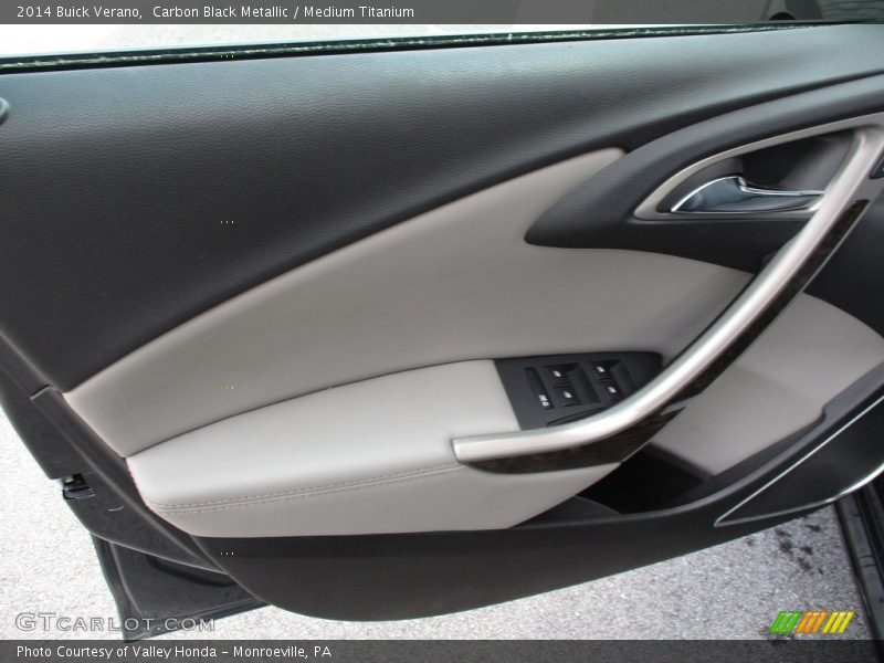 Carbon Black Metallic / Medium Titanium 2014 Buick Verano