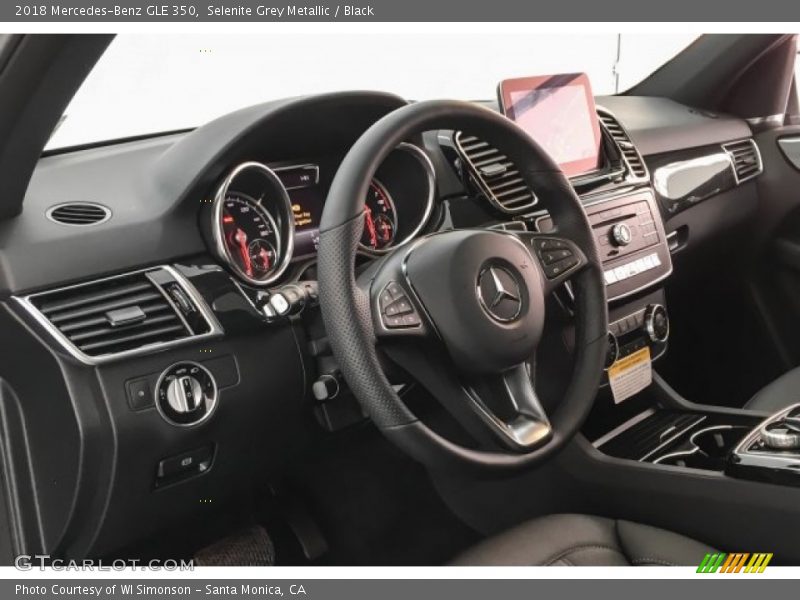 Selenite Grey Metallic / Black 2018 Mercedes-Benz GLE 350