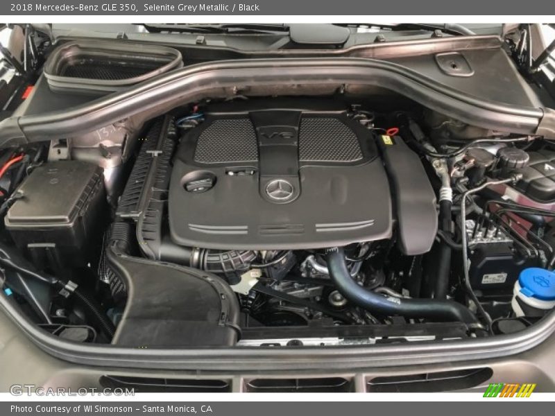 Selenite Grey Metallic / Black 2018 Mercedes-Benz GLE 350
