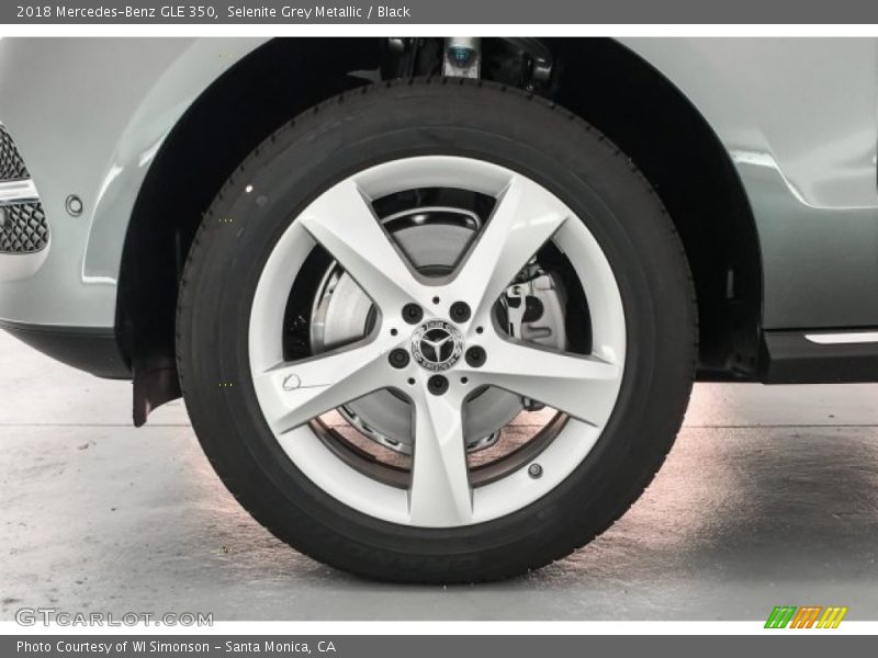 Selenite Grey Metallic / Black 2018 Mercedes-Benz GLE 350