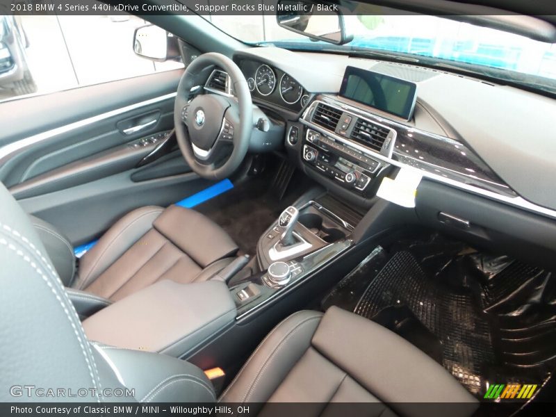 Snapper Rocks Blue Metallic / Black 2018 BMW 4 Series 440i xDrive Convertible