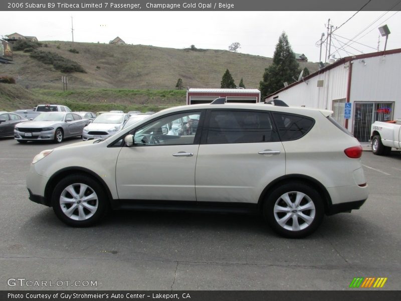 Champagne Gold Opal / Beige 2006 Subaru B9 Tribeca Limited 7 Passenger