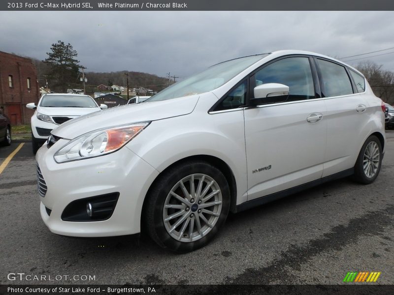 White Platinum / Charcoal Black 2013 Ford C-Max Hybrid SEL