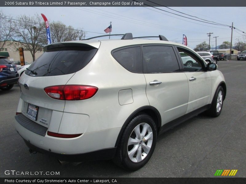 Champagne Gold Opal / Beige 2006 Subaru B9 Tribeca Limited 7 Passenger