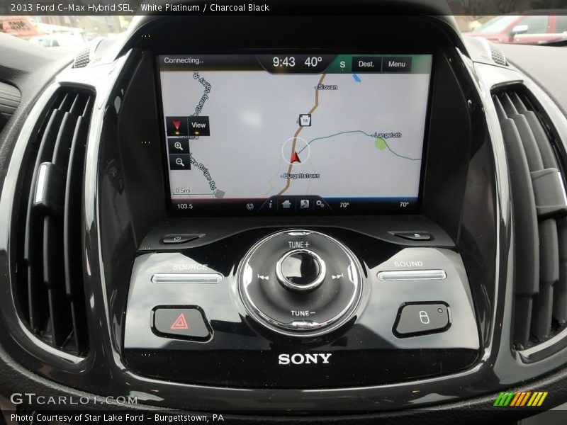 White Platinum / Charcoal Black 2013 Ford C-Max Hybrid SEL