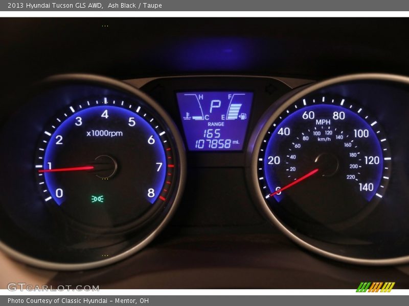 Ash Black / Taupe 2013 Hyundai Tucson GLS AWD