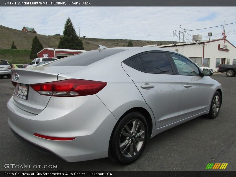 Silver / Black 2017 Hyundai Elantra Value Edition