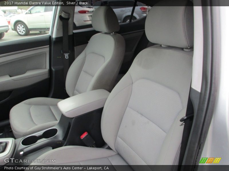 Silver / Black 2017 Hyundai Elantra Value Edition