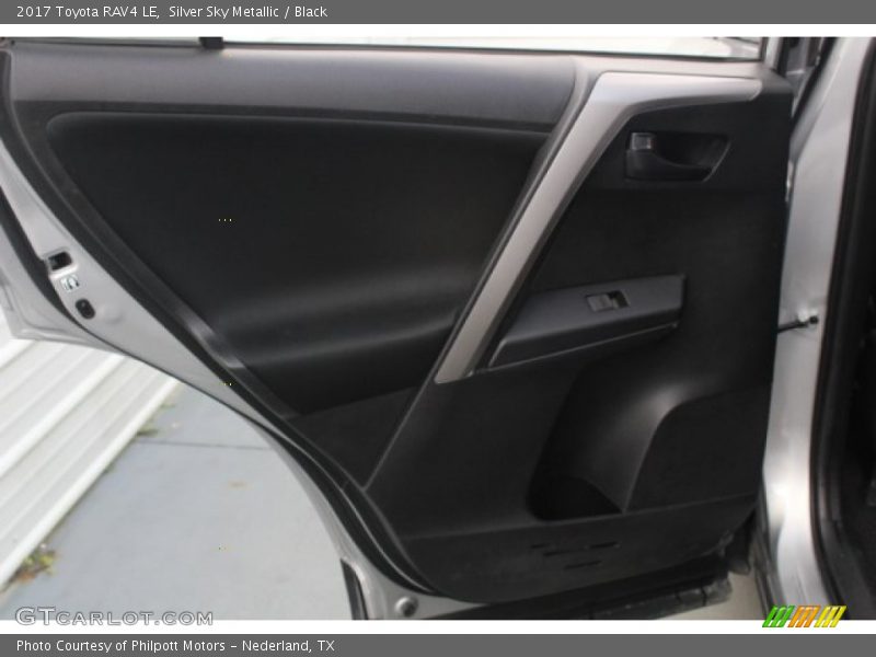 Silver Sky Metallic / Black 2017 Toyota RAV4 LE