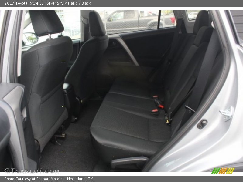 Silver Sky Metallic / Black 2017 Toyota RAV4 LE
