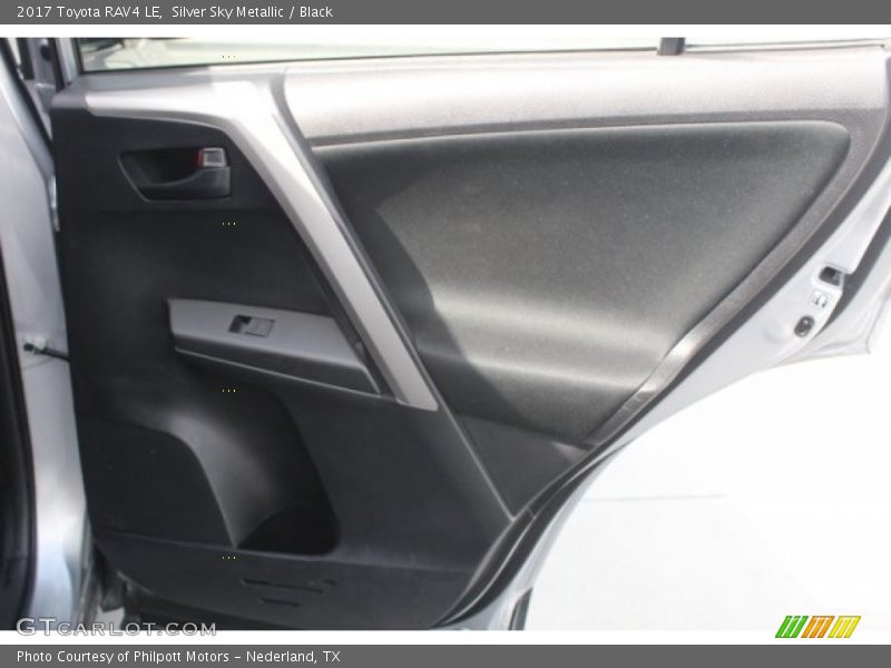 Silver Sky Metallic / Black 2017 Toyota RAV4 LE