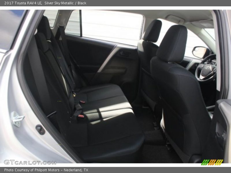 Silver Sky Metallic / Black 2017 Toyota RAV4 LE