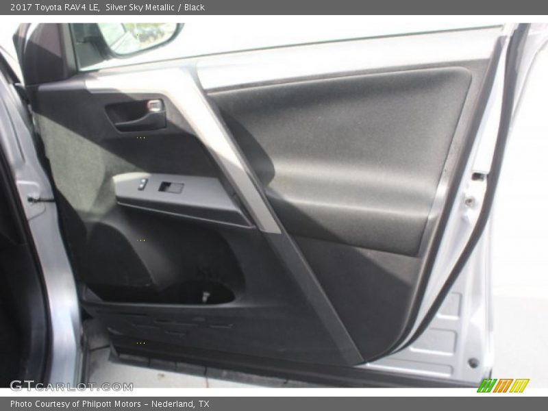 Silver Sky Metallic / Black 2017 Toyota RAV4 LE