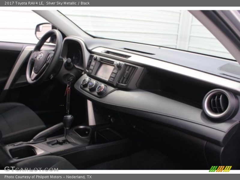 Silver Sky Metallic / Black 2017 Toyota RAV4 LE