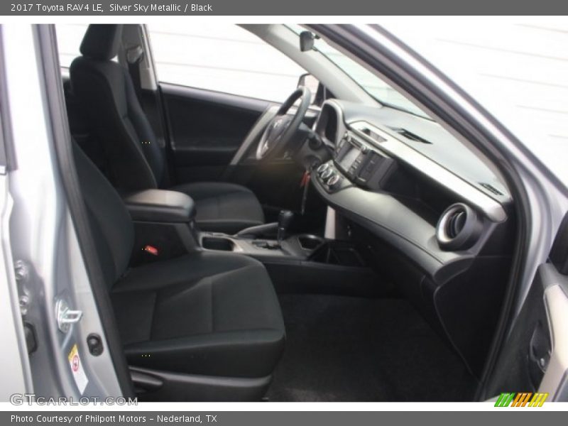 Silver Sky Metallic / Black 2017 Toyota RAV4 LE