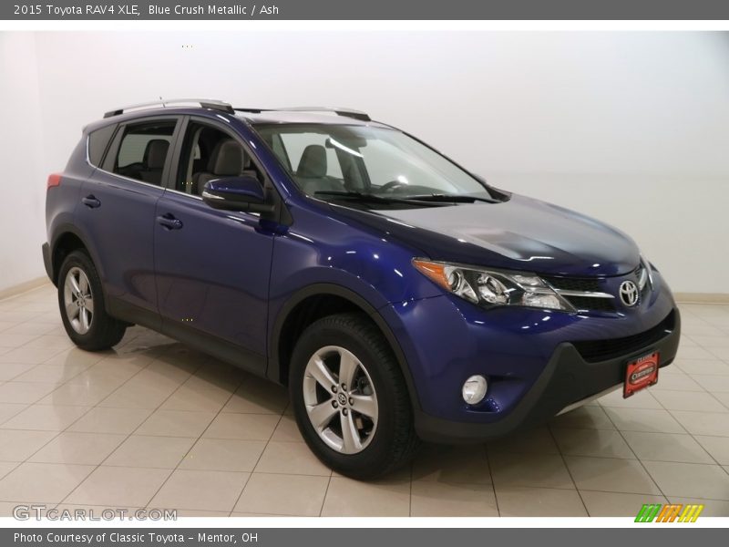 Blue Crush Metallic / Ash 2015 Toyota RAV4 XLE