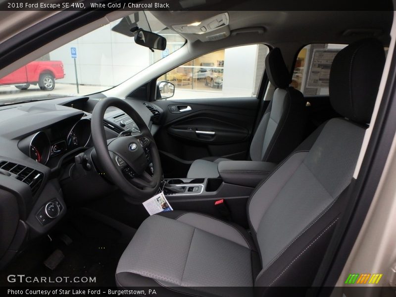 White Gold / Charcoal Black 2018 Ford Escape SE 4WD