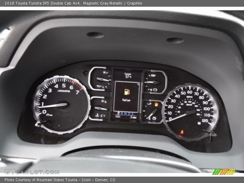 Magnetic Gray Metallic / Graphite 2018 Toyota Tundra SR5 Double Cab 4x4
