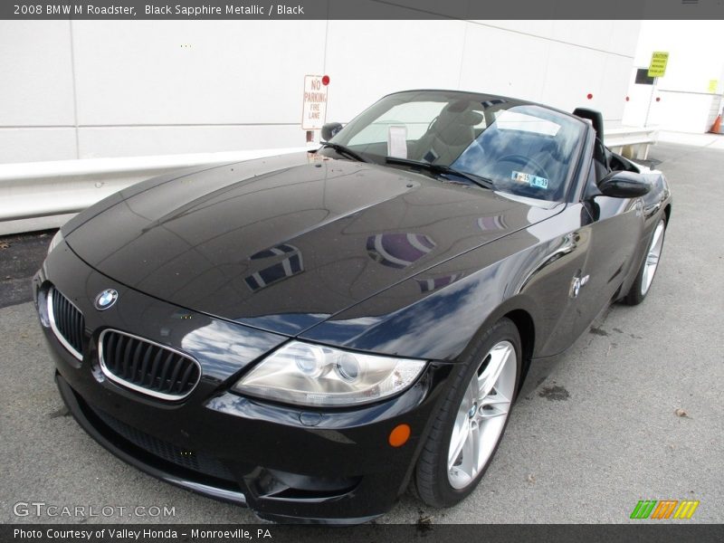 Black Sapphire Metallic / Black 2008 BMW M Roadster