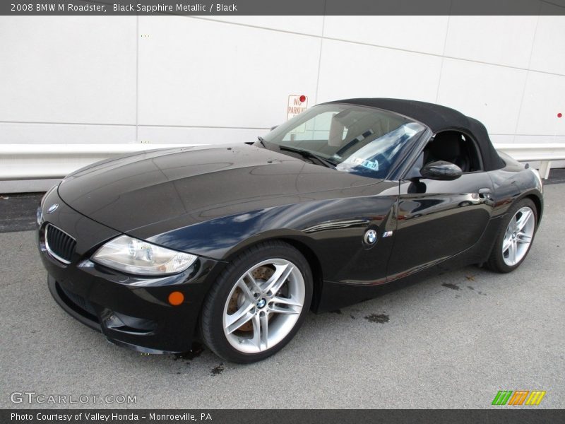 Black Sapphire Metallic / Black 2008 BMW M Roadster