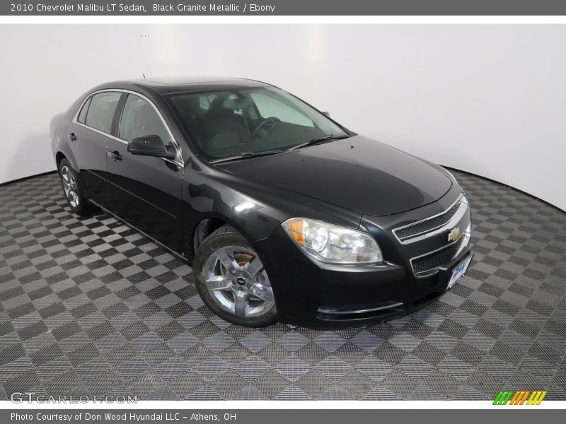 Black Granite Metallic / Ebony 2010 Chevrolet Malibu LT Sedan