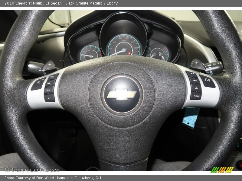 Black Granite Metallic / Ebony 2010 Chevrolet Malibu LT Sedan