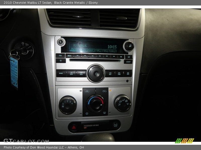 Black Granite Metallic / Ebony 2010 Chevrolet Malibu LT Sedan