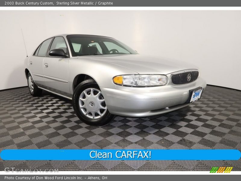Sterling Silver Metallic / Graphite 2003 Buick Century Custom