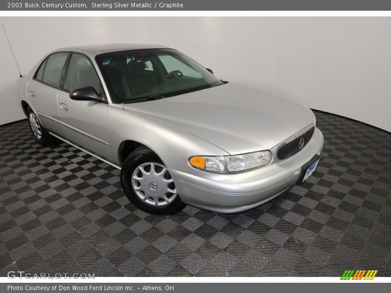 Sterling Silver Metallic / Graphite 2003 Buick Century Custom