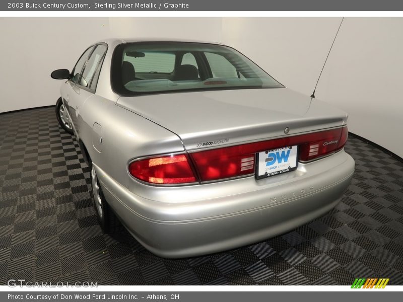 Sterling Silver Metallic / Graphite 2003 Buick Century Custom