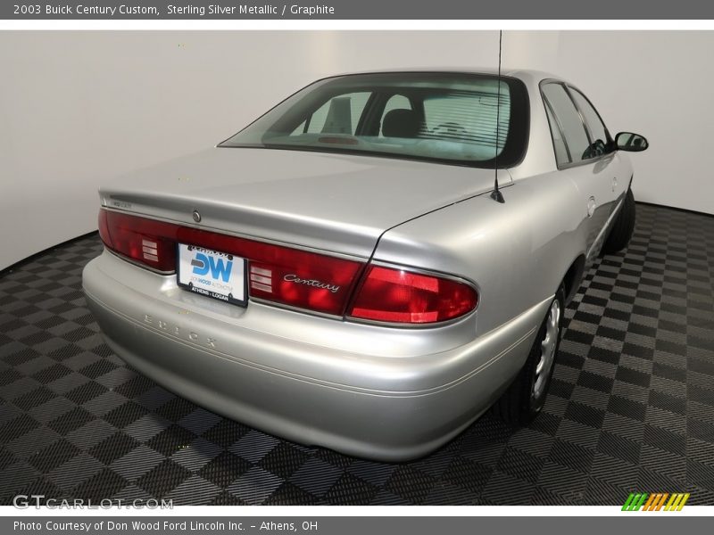Sterling Silver Metallic / Graphite 2003 Buick Century Custom