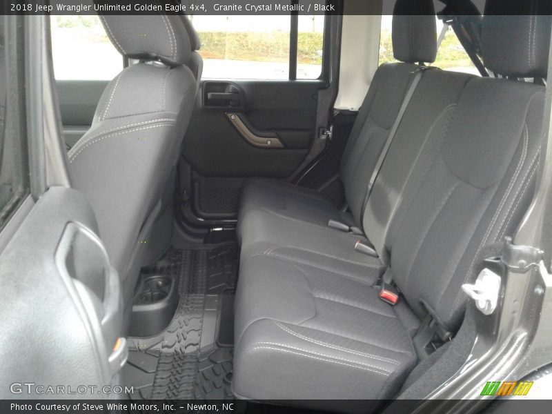 Rear Seat of 2018 Wrangler Unlimited Golden Eagle 4x4