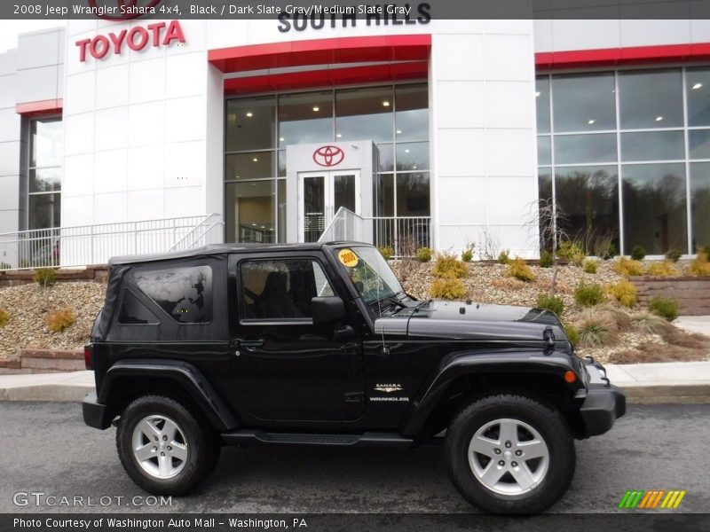 Black / Dark Slate Gray/Medium Slate Gray 2008 Jeep Wrangler Sahara 4x4