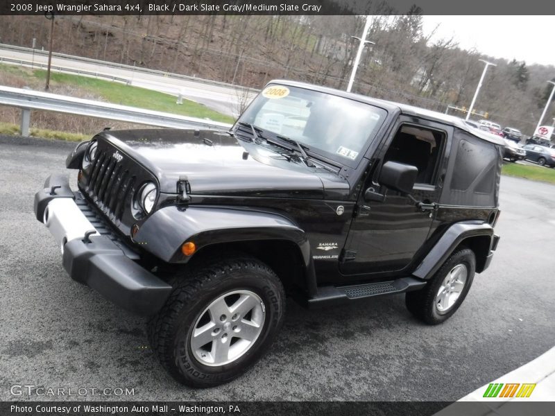 Black / Dark Slate Gray/Medium Slate Gray 2008 Jeep Wrangler Sahara 4x4