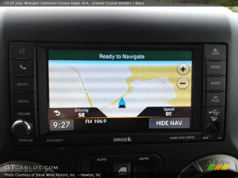 Navigation of 2018 Wrangler Unlimited Golden Eagle 4x4