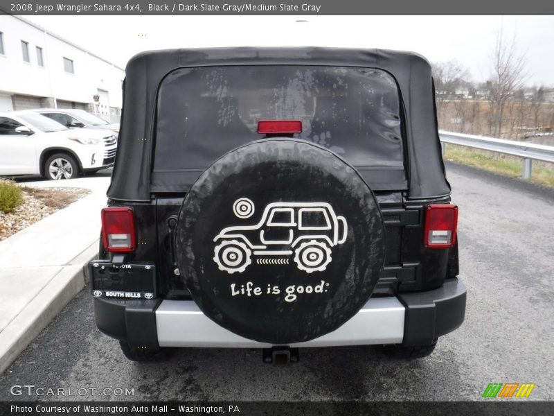 Black / Dark Slate Gray/Medium Slate Gray 2008 Jeep Wrangler Sahara 4x4
