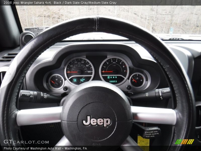 Black / Dark Slate Gray/Medium Slate Gray 2008 Jeep Wrangler Sahara 4x4