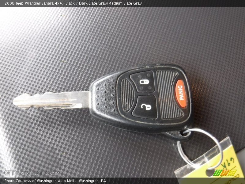 Black / Dark Slate Gray/Medium Slate Gray 2008 Jeep Wrangler Sahara 4x4