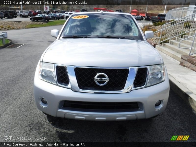 Silver Lightning / Graphite 2008 Nissan Pathfinder SE 4x4