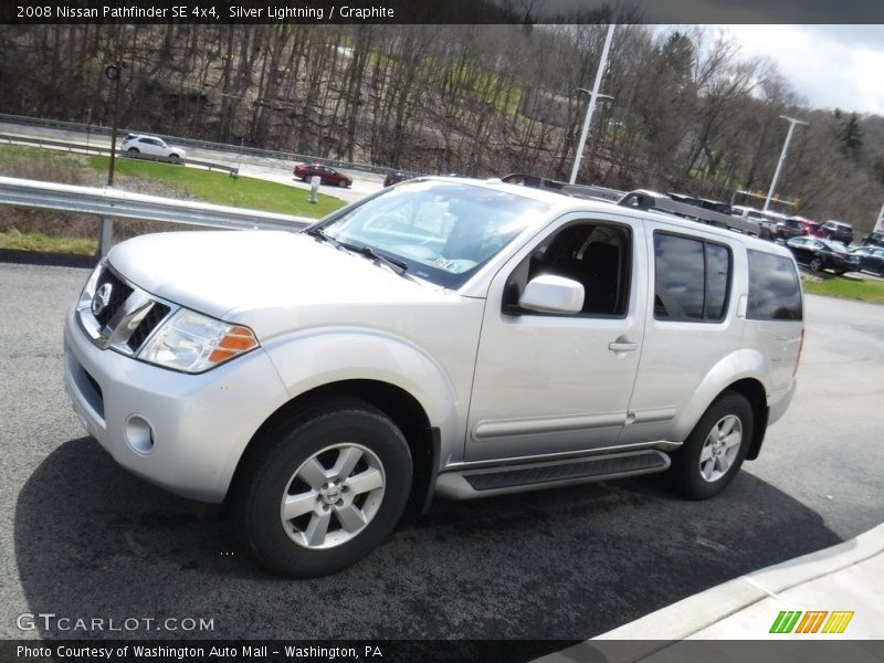 Silver Lightning / Graphite 2008 Nissan Pathfinder SE 4x4