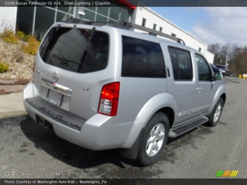 Silver Lightning / Graphite 2008 Nissan Pathfinder SE 4x4
