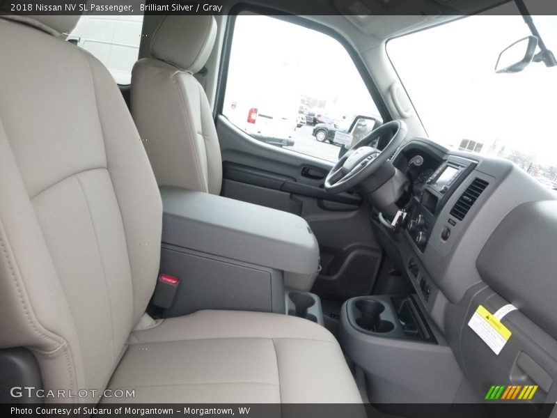 Brilliant Silver / Gray 2018 Nissan NV SL Passenger