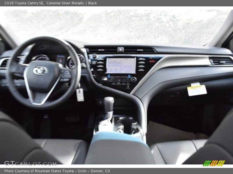Celestial Silver Metallic / Black 2018 Toyota Camry SE