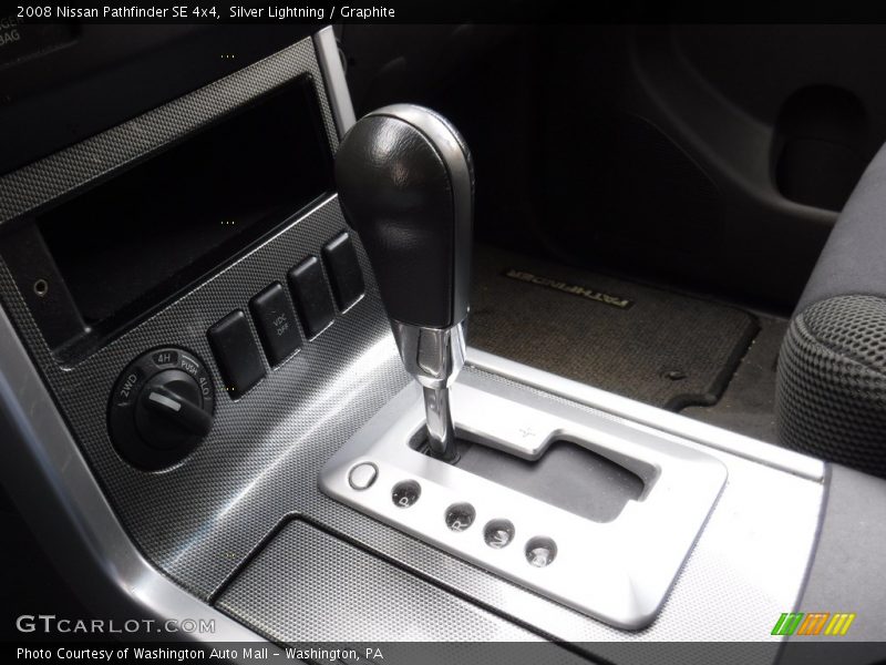 Silver Lightning / Graphite 2008 Nissan Pathfinder SE 4x4