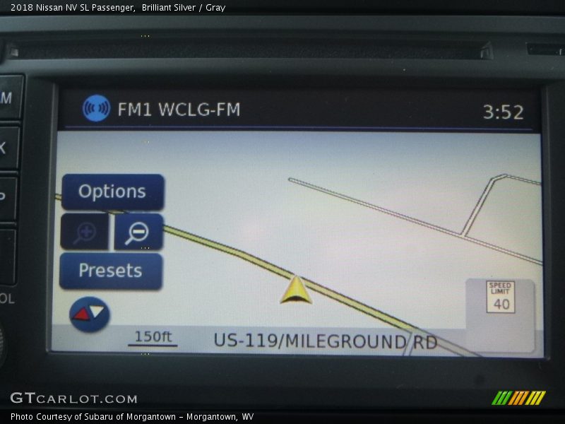 Navigation of 2018 NV SL Passenger