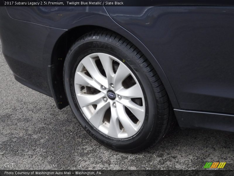 Twilight Blue Metallic / Slate Black 2017 Subaru Legacy 2.5i Premium