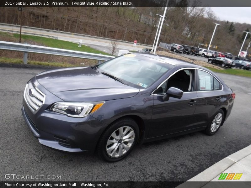 Twilight Blue Metallic / Slate Black 2017 Subaru Legacy 2.5i Premium